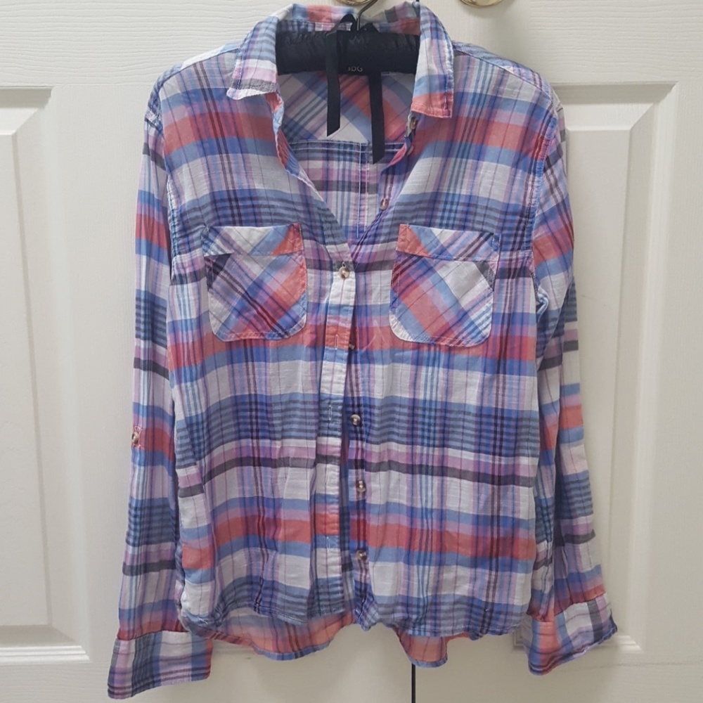 Urban Outfitters Plaid Button down